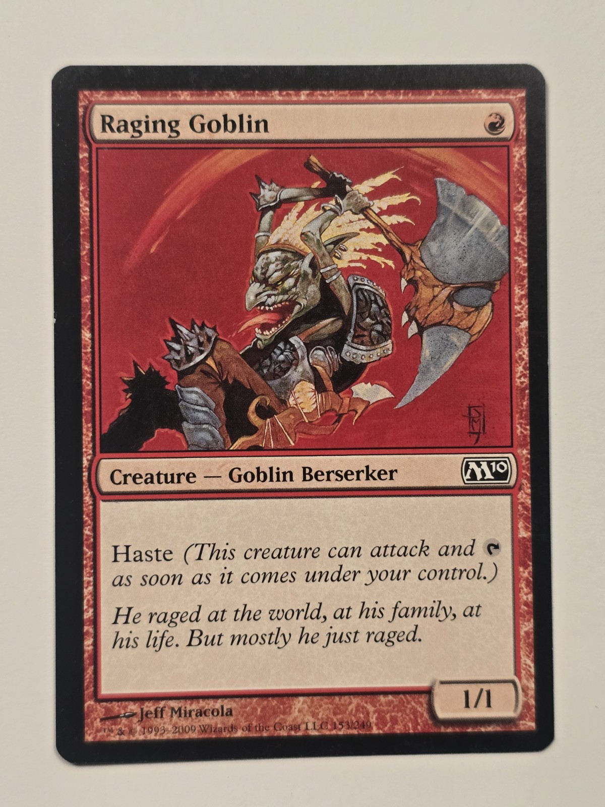 Raging Goblin Core Set 2010 (M10) Regular 153/249
