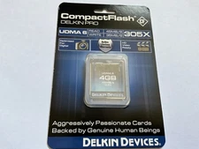 1pcs 4gb UDMA 6 Delkin devices CompactFlash CF Memory Card for DSLR NIKON