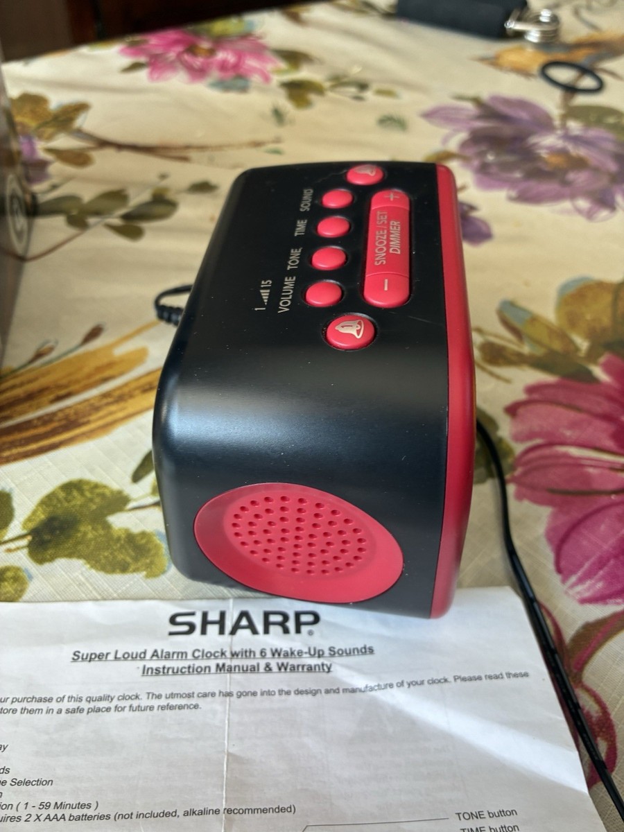 Sharp Big Bang Alarm Clock Heavy Sleepers Super Loud Rooster Jack