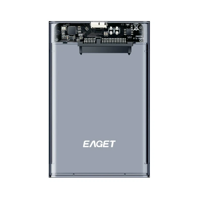 EAGET 2.5" External Hard Drive Enclosure USB 3.0 5Gbps SATA SSD Case UASP TRIM - Image 2 of 4