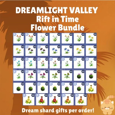 Disney Dreamlight Valley | 40 stacks of flowers | Rift in Time DLC