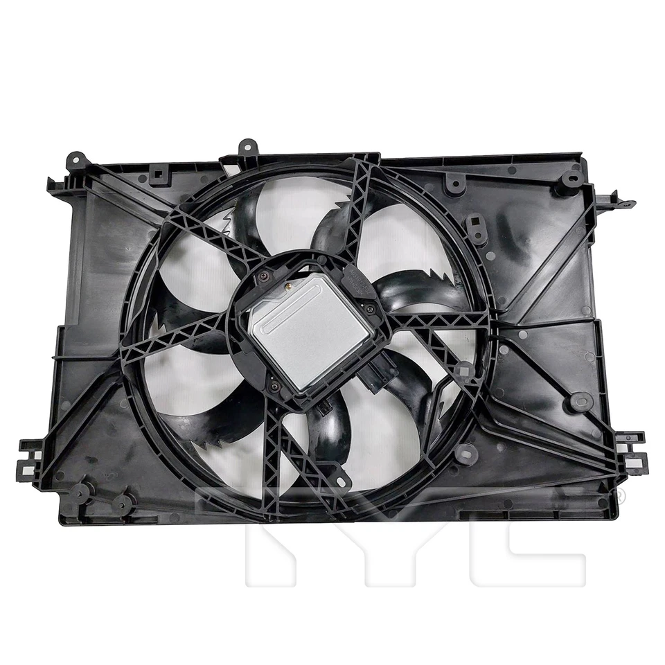 Conjunto de ventilador de refrigeración de radiador y condensador para Toyota RAV4 Prime 21-21 con BLM Foto 2 de 4