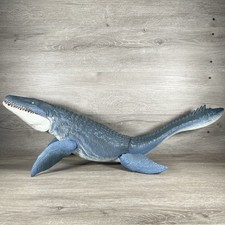 JURASSIC WORLD: Super Colossal Mosasaurus Real Feel Water Toy Dinosaur 28  Long