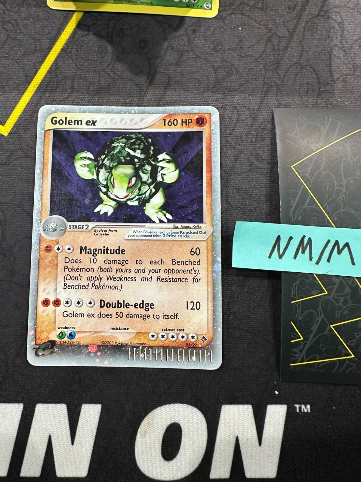 Pokemon Card Golem EX EX Dragon 91/97 045 💎NM💎