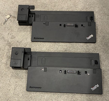 Two 2 Lenovo ThinkPad Pro Docks 40A1 USB 3.0   Docking Station w/ Keys 