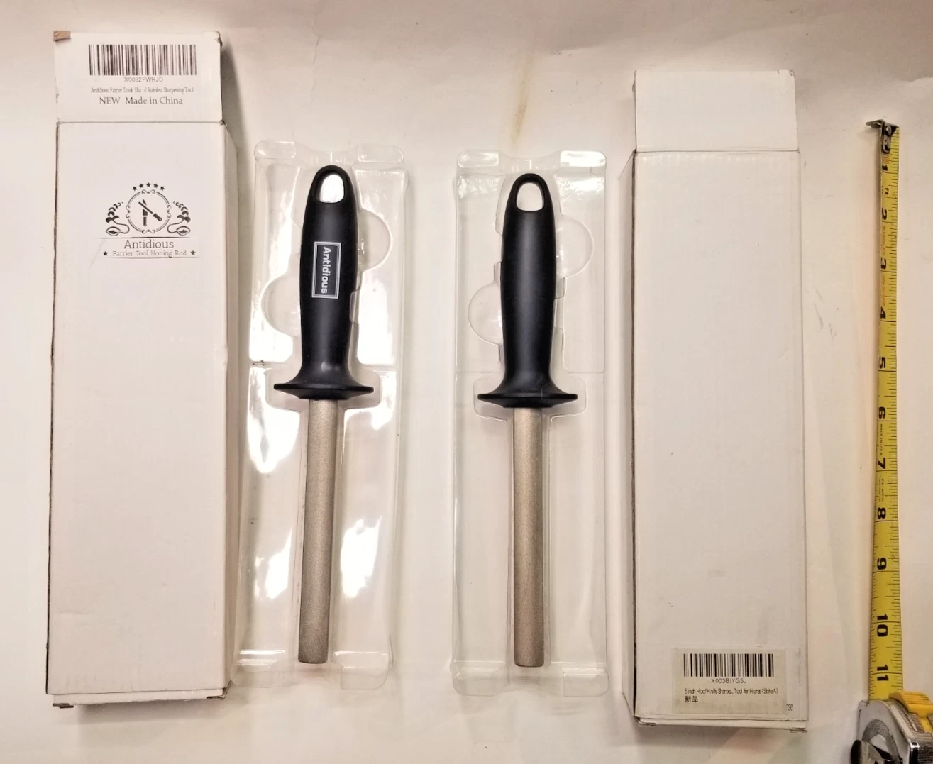 2 - 5" Farrior Tool Honing Rods/Hoof Knife Sharpeners, 1 Antidious, 1 No Brand
Opens in a new window