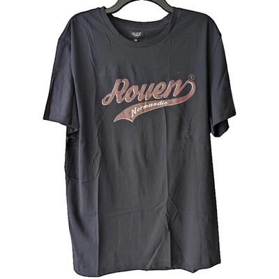 Gazoil Collection Rouen Normandie Shirt US XL French Graphic Tee Black Cotton