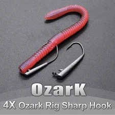 5pcs Texas Rig Spiral Sink Bass Jig Heads - Straight Shank for Black Pit Fishing