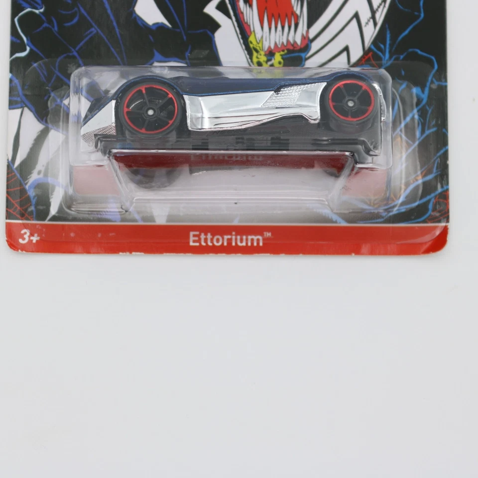 2013 Hot Wheels Marvel Spider-Man Venom Ettorium #03/08 firmado Sam De La Rosa Foto 3 de 4