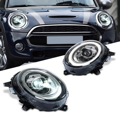 Pair Projector LED Headlights For Mini Clubman F54 Cooper F55 F56 F57 2014-2024