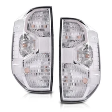 Fit For 14-21 Toyota Tundra Clear Rear Tail Lights Brake Lamps Assembly Pair