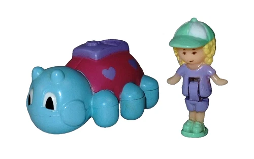 Polly Pocket Ladybird Pen Pal with Polly Pencil Topper 1992 Vintage