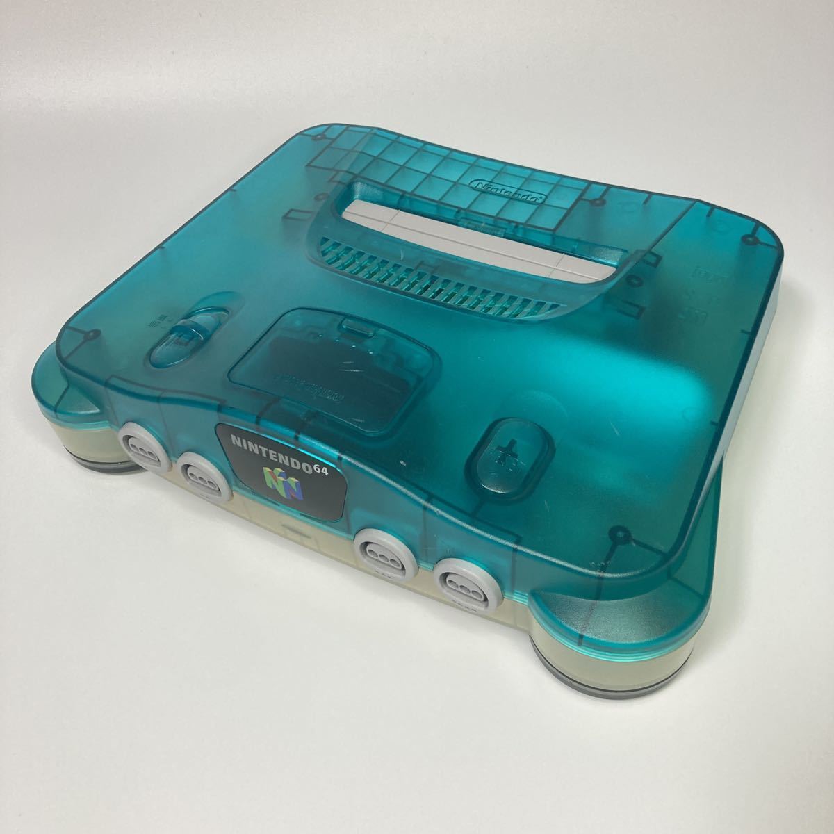 Nintendo 64 Clear Blue Console N64 Chose Original Controller Nintendo 64 Clear Blue Console N64 Chose Original Controller