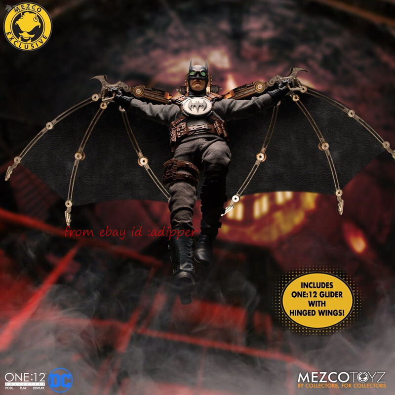 Perfect Mezco 1/12 Gotham By Gaslight Batman Action Figure Stock