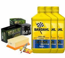 TAGLIANDO  BMW F 800 S 2006/2010 BARDAHL XTM 10W40 FILTRO OLIO ARIA CANDELE
