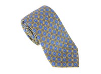 Kiton Napoli Yellow & Blue With Geometric Motif Seven Fold Handmade Silk Necktie on sale Kiton Napoli Yellow & Blue With Geometric Motif Seven Fold Handmade Silk Necktie on sale