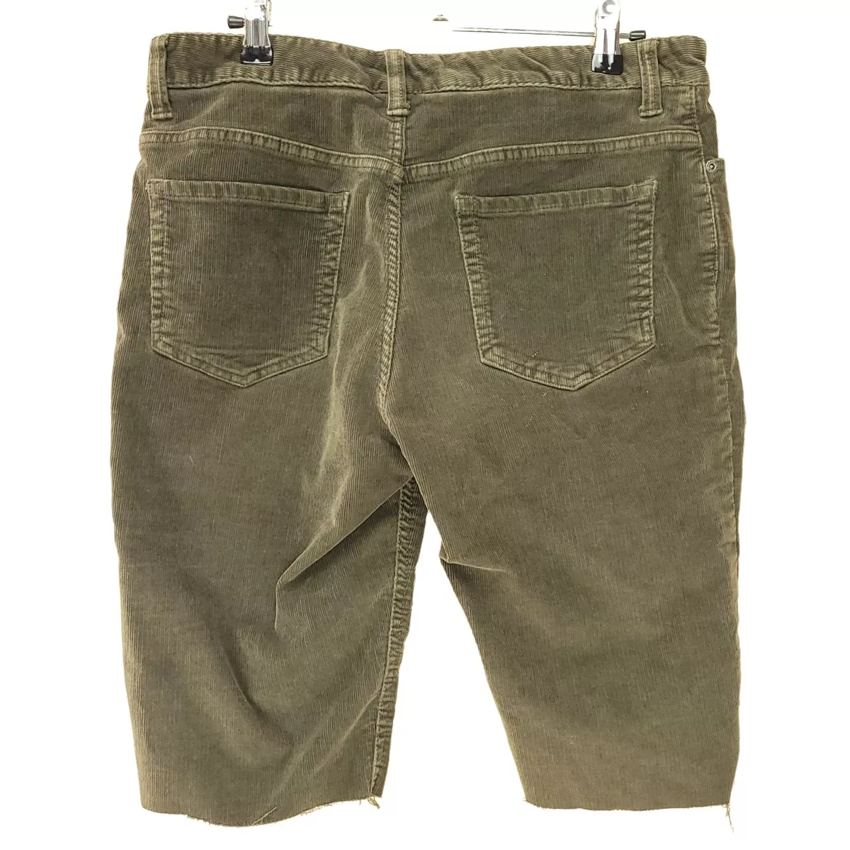 Eddie Bauer Corduroy Cut Off Brown Shorts Sz 10 eBay