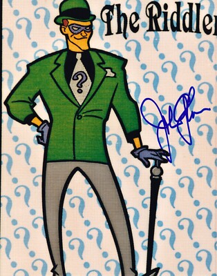 SIGNED 8x10 - JOHN GLOVER - Riddler in