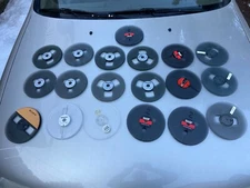 Lot of 19 Empty Take-up Tape Reels for Reel-To-Reel BASF Memorex Smoked more