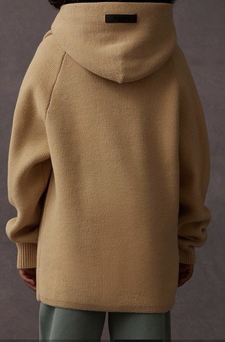 NWT Kids Fear of God Sand Knit Hoodie SZ 12 Oversized Fit S-M Adults See Measure - Picture 3 of 13