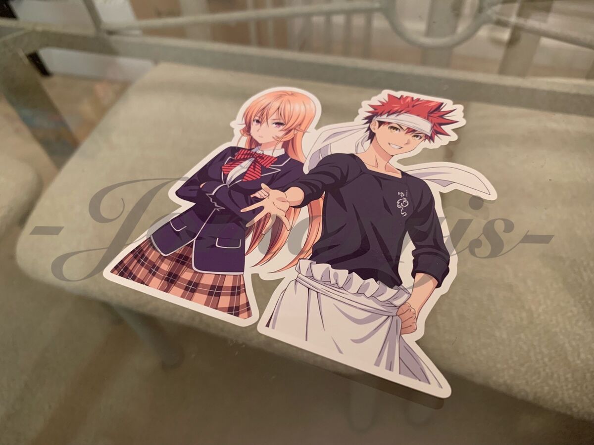 Food Wars! Shokugeki no Soma - Anime - Erina Nakiri & Soma Yukihira Sticker  sōma