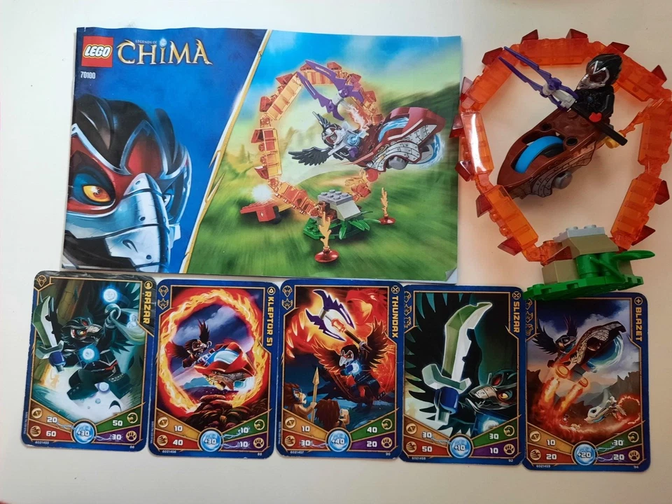 70100 LEGO Legends of Chima Speedorz Ring of Fire (w manual and pack card) - Image 2 of 2