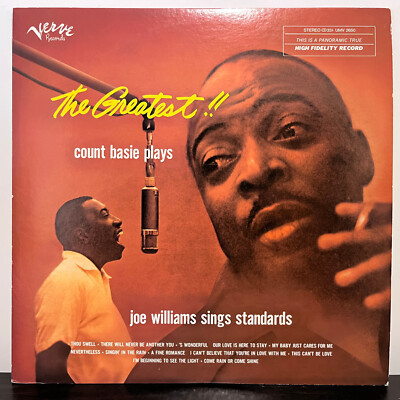 COUNT BASIE & JOE WILLIAMS - The Greatest (Japan Verve) 12'' Vinyl Record LP - EX