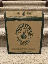Michter's Limited Release - Barrel Strength Rye Whiskey Box with Insert
