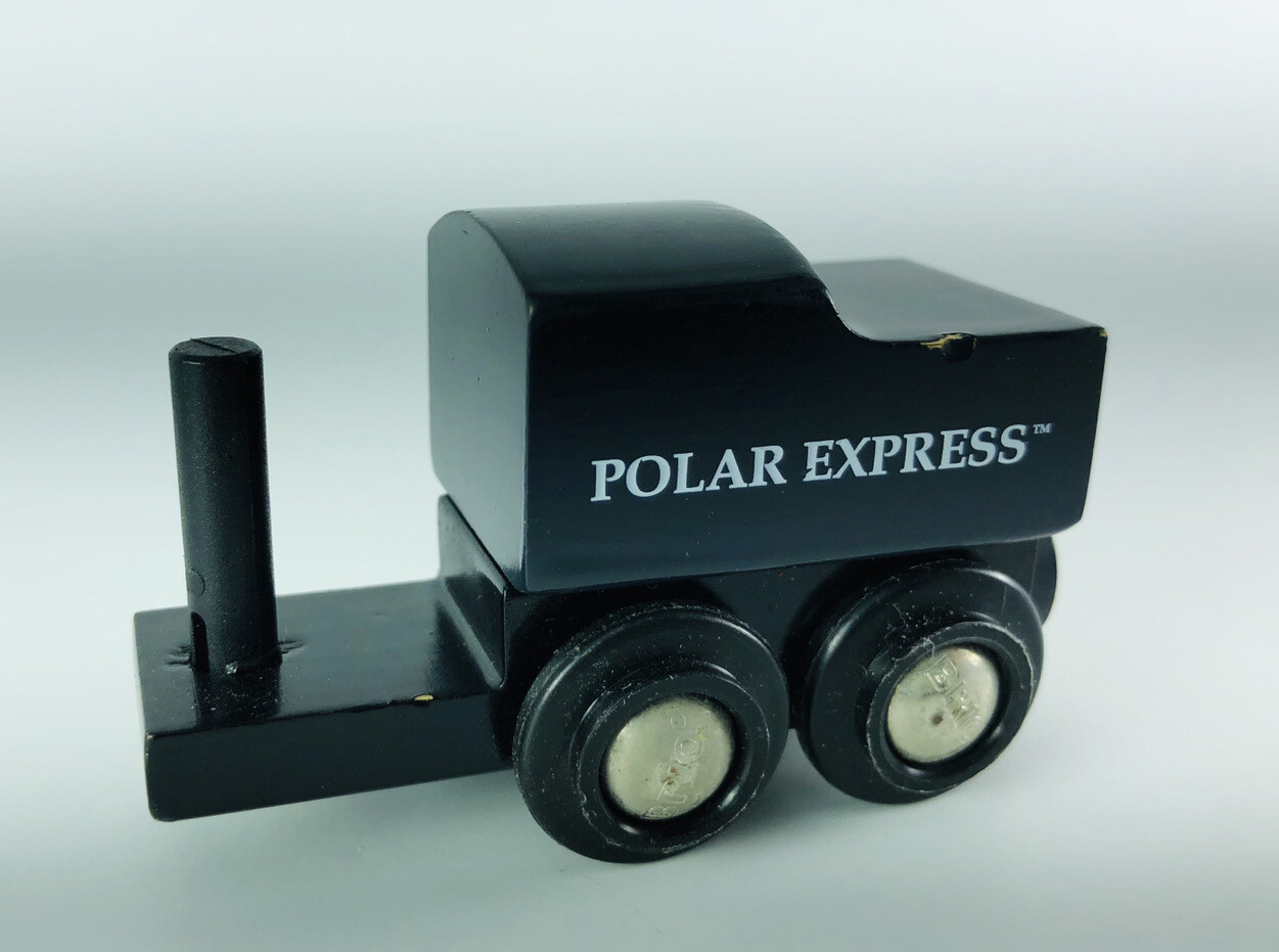 brio polar express wooden train set
