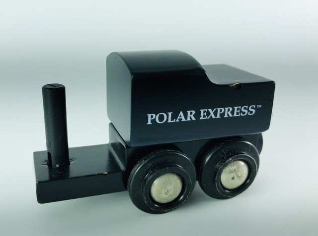 polar express wooden train