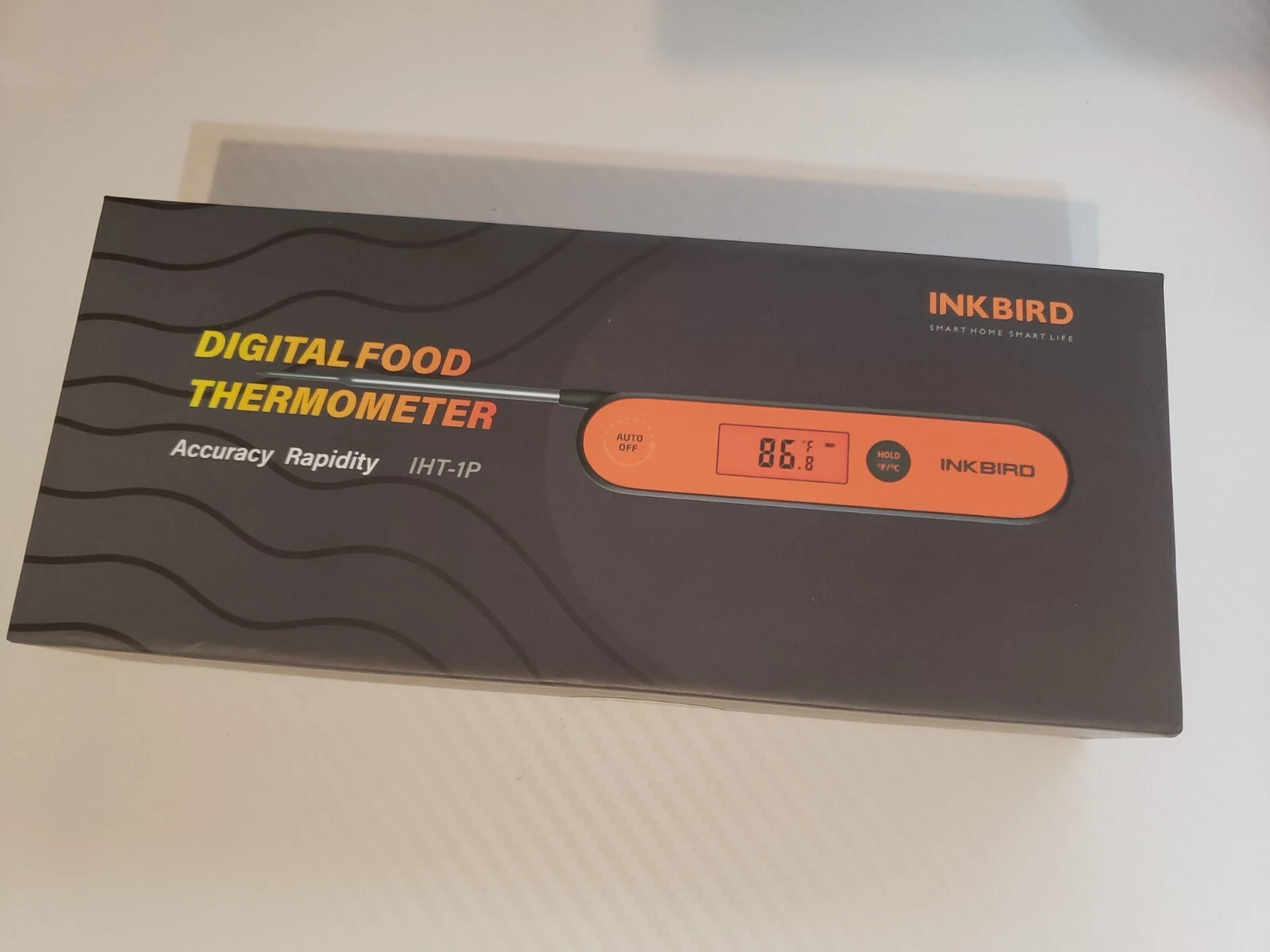 Digital Food Meat Thermometer Instant Read BBQ Cooking Rechargeable Waterproof