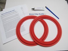 Cerwin Vega 10" Speaker Foam Surround Repair Kit Angle attach  2 foams 