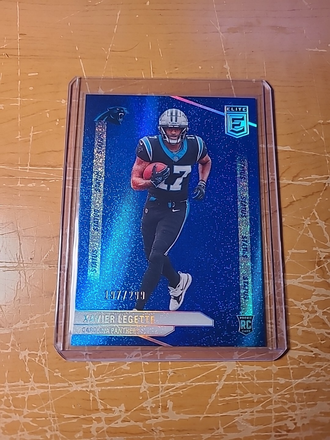 Xavier Legette 2024 Panini Donruss Elite - Rookies Status Sparkle #113 /299 (RC)