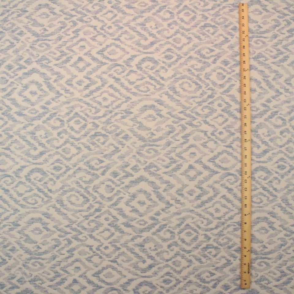 BALLARD DESIGNS RIENZO SKY SOMBRILLA IKAT MUEBLES DE EXTERIOR TELA POR YARDA 54"W Foto 4 de 4