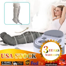 Leg Compression Massager Device Lymphedema Leg Recovery Compression Boot Therapy