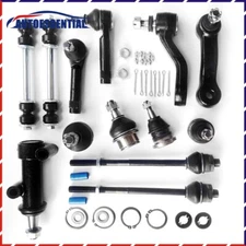 13×Front Suspension Kit Ball Joint Tie Rod For 1999-2006 Chevy Silverado 1500