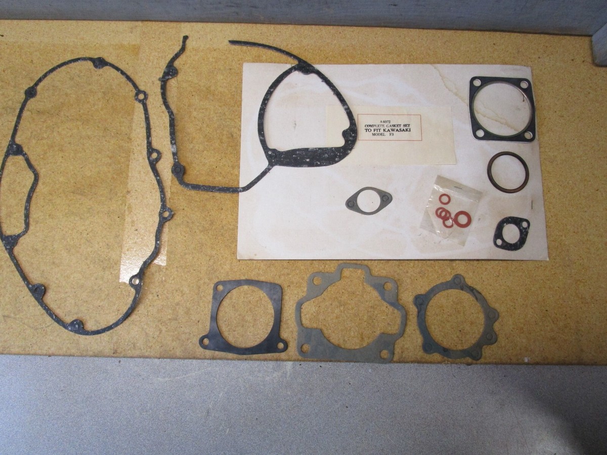 KAWASAKI F3 BUSHWHACKER 1968-70 GASKET SET BY ROCKY A-4072 NOS | eBay