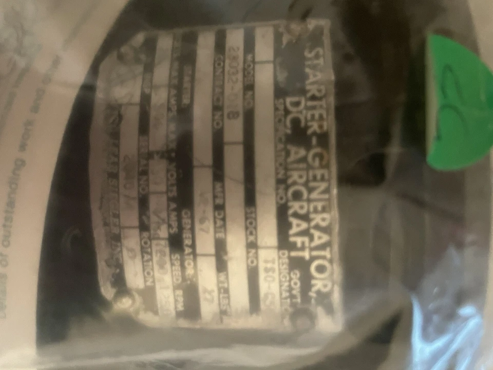 Starter Generator p/n 23032-018 Helicopter - Image 4 of 4