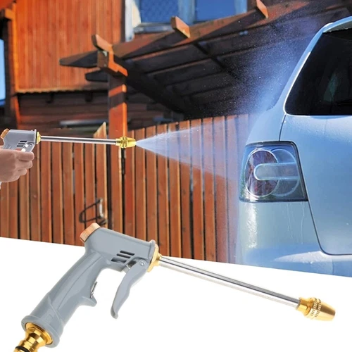 High Pressure Water Spray Gun Nozzle Garden Hose Pipe Lawn Car Clean Washer Tool - Picture 7 of 8