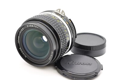 Exc+5] Nikon Ai-S NIKKOR 28mm f/3.5 Wide Angle MF Lense FMount