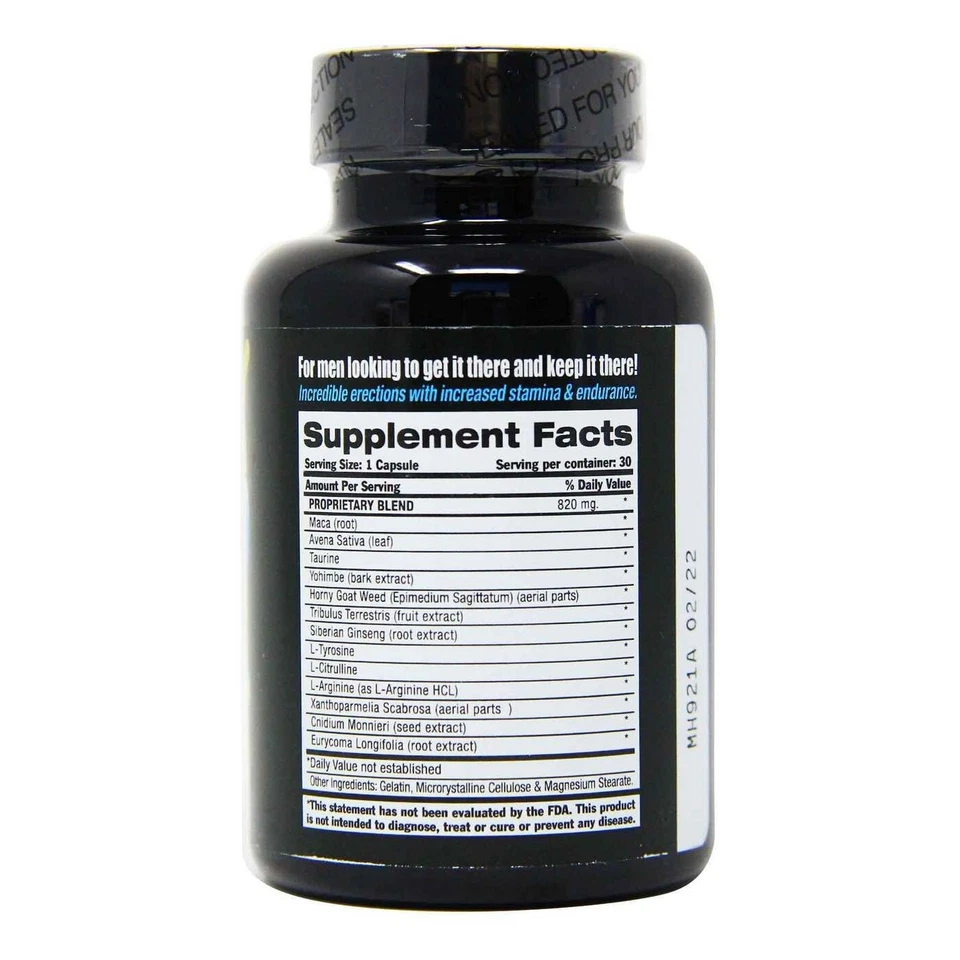 MD Science Max Hard For Men (30 Count) - Maximum Male Enhancement and Endurance - Image 4 of 4