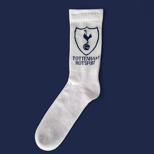 1X 3PK Tottenham Hotspur FC Sports Socks White/Blue Adult UK 8-11 - NEW UK STOCK