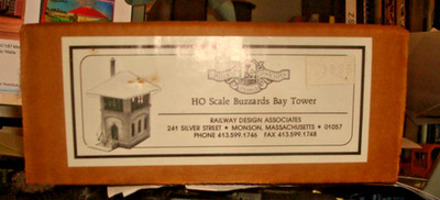 HO. VINTAGE. RAILWAY DESIGN ASSOCIATES. BUZZARDS BAY TOWER KIT.