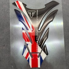 Per Triumph Adesivo Protezione Serbatoio Moto Union Jack Design Veloce