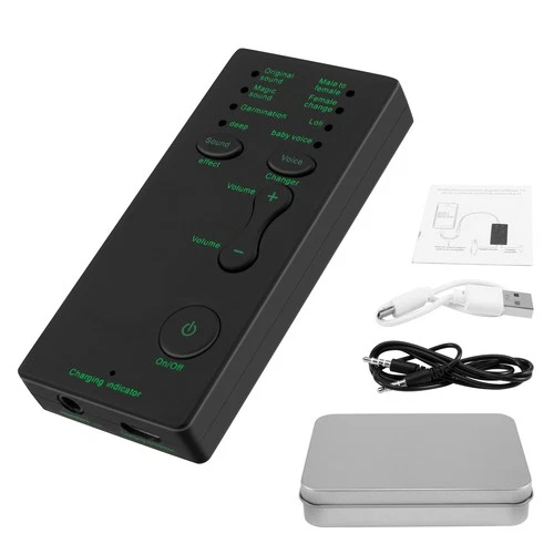 Voice Changer 7 Different Sound Changes Device for Computer Laptop Mobile3657