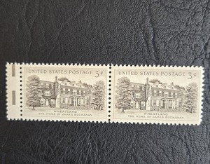 US Scott 1081 3c Wheatland, Home of James Buchanan MNH 1956 EFO gutter