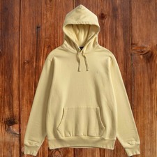 Polo Ralph Lauren Embroidered Logo Men's Yellow Pullover Hoodie Medium Size