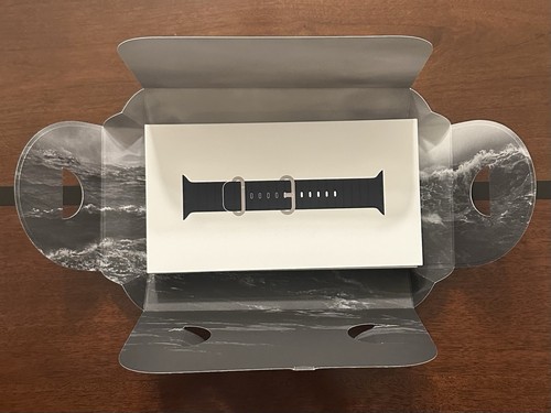 Apple Watch Ultra 49mm Titanium Case - Midnight Ocean Band - One Size GPS + Cell - Zdjęcie 4 z 16