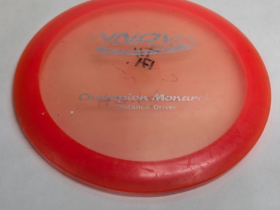 Innova Champion Monarch Disc Golf Distance Driver 171g Pink Penned Old Run PFN - Image 2 of 4