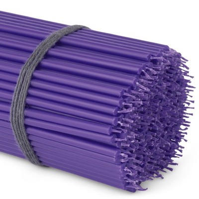 250x Stabkerzen violett Tropffrei Rußfrei dünn L 16cm Ritualkerze Paraffin 36113